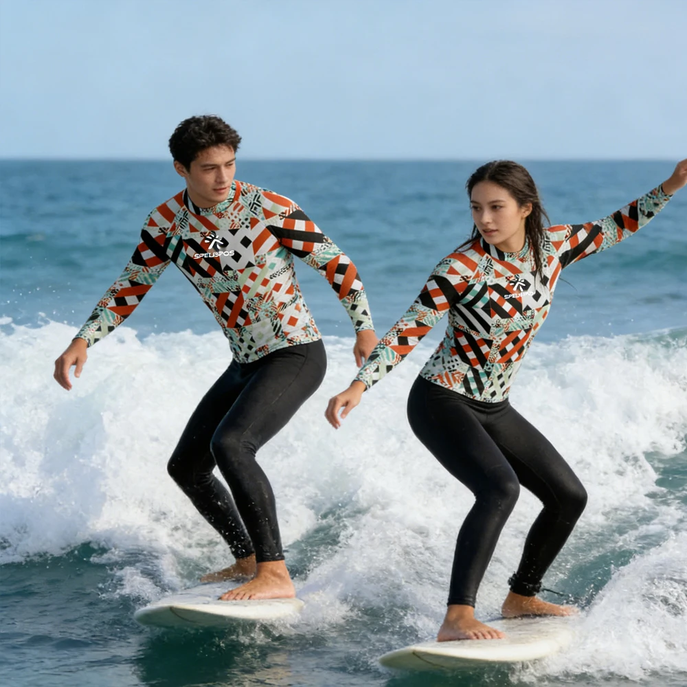 High Quality Long Sleeve Men's and Women's Surfing Clothing Breathable Sportswear Swimming Shirt for Touring Water Sport
High Quality Long Sleeve Men's and Women's Surfing Clothing Breathable Sportswear Swimming Shirt for Touring Water Sport