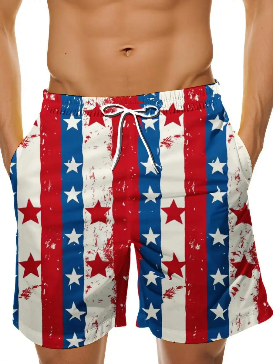 American Flag Stars And Stripes Swim Trunks Men Beach Shorts Patriotic Quick Dry Board Shorts
American Flag Stars And Stripes Swim Trunks Men Beach Shorts Patriotic Quick Dry Board Shorts