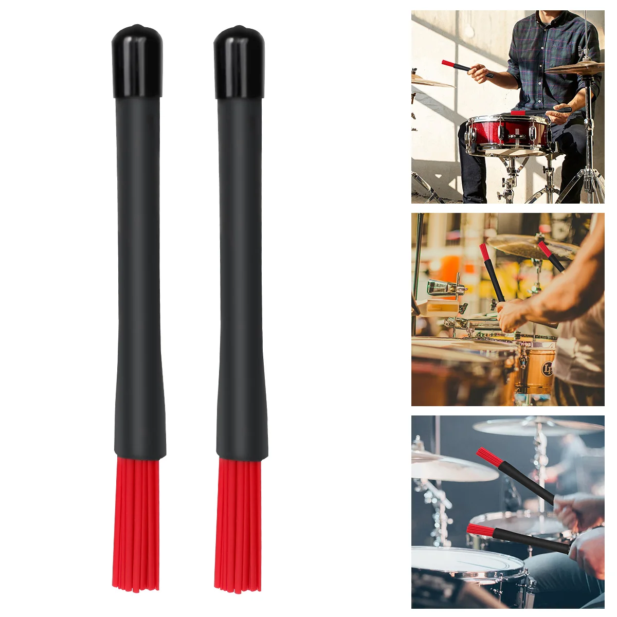 Drumstick for Red Nylon End Percussion Instrument Stick Jass Drum Sticks Heavy Duty Skid-Proof Eco-Friendly Material
Drumstick for Red Nylon End Percussion Instrument Stick Jass Drum Sticks Heavy Duty Skid-Proof Eco-Friendly Material