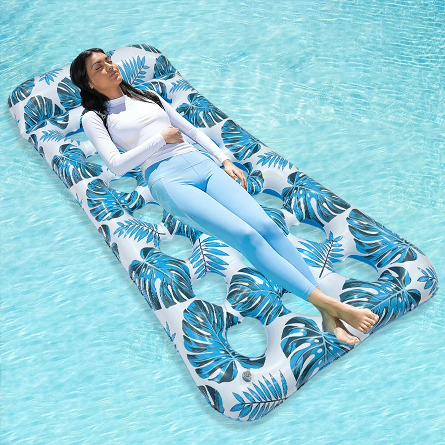 1pc Tropical Leaf Print Inflatable Pool Float Mat, Mesh Hole Water Floating Lounge Bed, for Summer Beach Party
1pc Tropical Leaf Print Inflatable Pool Float Mat, Mesh Hole Water Floating Lounge Bed, for Summer Beach Party