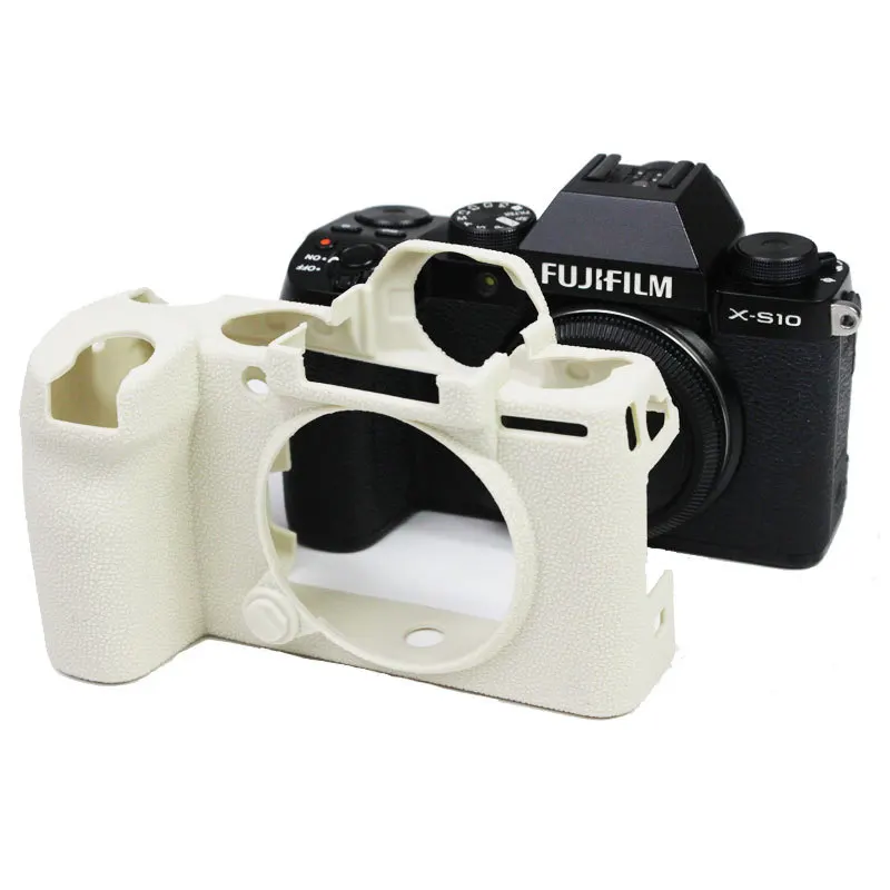 Silicon Rubber Armor Skin Case Body Cover Protector for Fujifilm X-S10 Fuji xs10 Mirrorless Camera Shell Protective Soft Bag
Silicon Rubber Armor Skin Case Body Cover Protector for Fujifilm X-S10 Fuji xs10 Mirrorless Camera Shell Protective Soft Bag