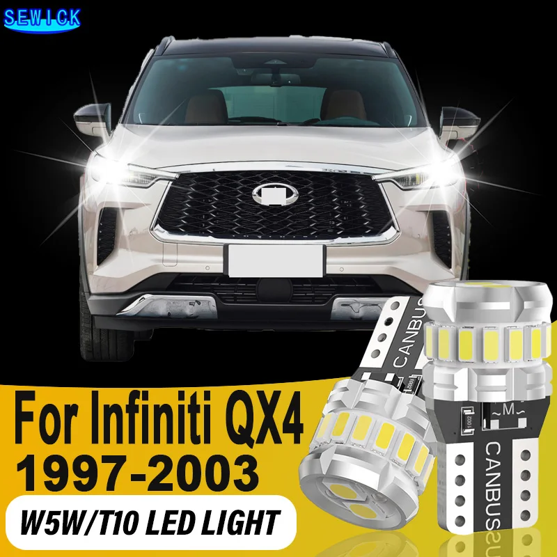 2 шт., лампы для чтения Infiniti QX4 1997 1998 1999 2000 2001 2002 2003 T10 светодиодный 168, 12 В, 6000K
2 шт., лампы для чтения Infiniti QX4 1997 1998 1999 2000 2001 2002 2003 T10 светодиодный 168, 12 В, 6000K