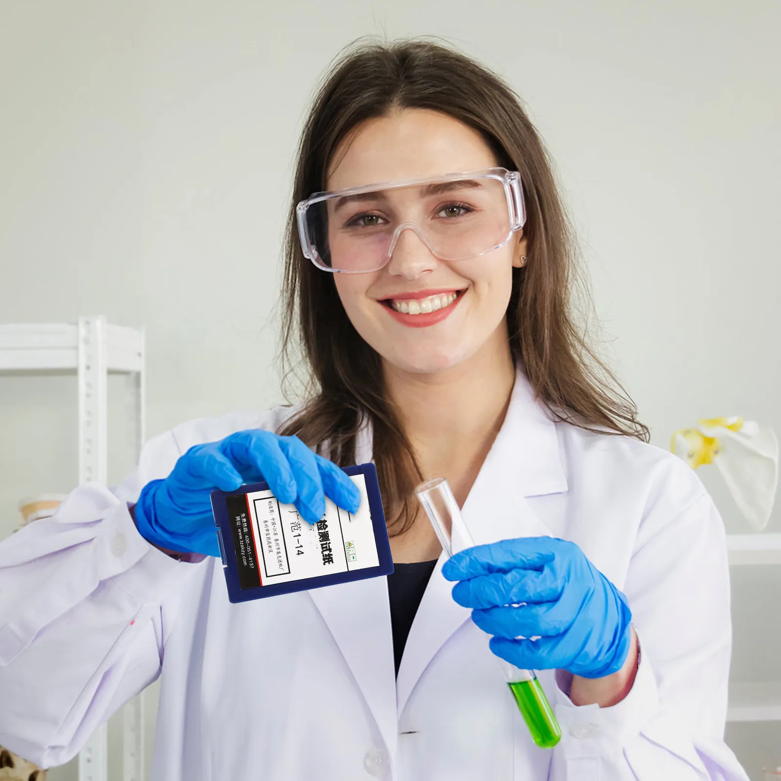 1 Box PH Test Paper Strips Universal Range 1-14 for Acid Alkalinity Testing Liquid School Fast Simple Operation No