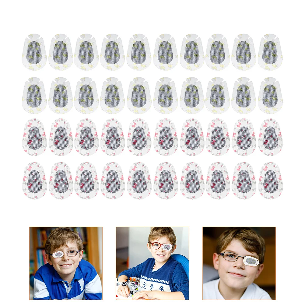 40 Sheets Cartoon Eye Patches Children Amblyopia Correction Adhesive Single Eye Covers for Strabismus Weak Sight
40 Sheets Cartoon Eye Patches Children Amblyopia Correction Adhesive Single Eye Covers for Strabismus Weak Sight