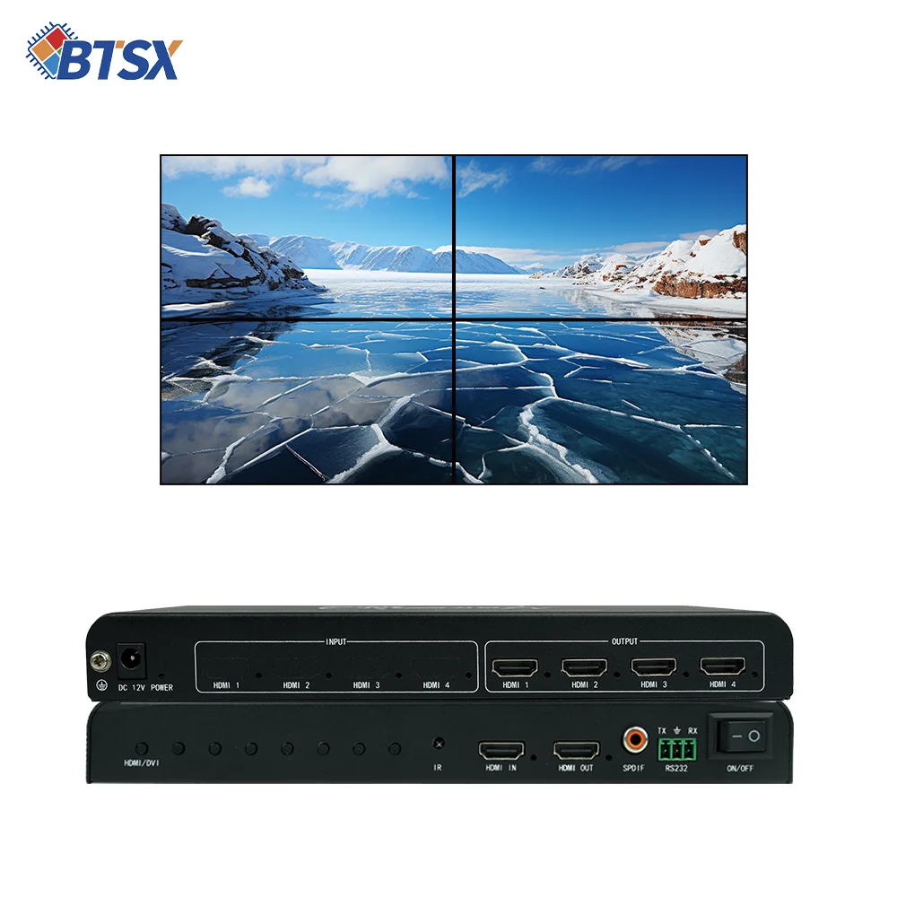 Bitvisus 4K60 SPDIF Audio Interface HDMI Multi Projection Fusion Video Processor
Bitvisus 4K60 SPDIF Audio Interface HDMI Multi Projection Fusion Video Processor