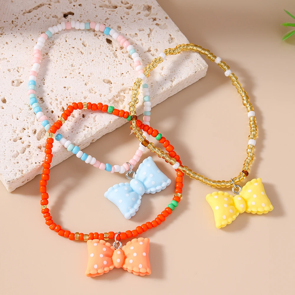 3pcs/set Handmade Bohemian Bracelet Ethnic Colorful Beads Bowknot Charm Bracelets for Women Girls Party Jewelry Gifts
3pcs/set Handmade Bohemian Bracelet Ethnic Colorful Beads Bowknot Charm Bracelets for Women Girls Party Jewelry Gifts