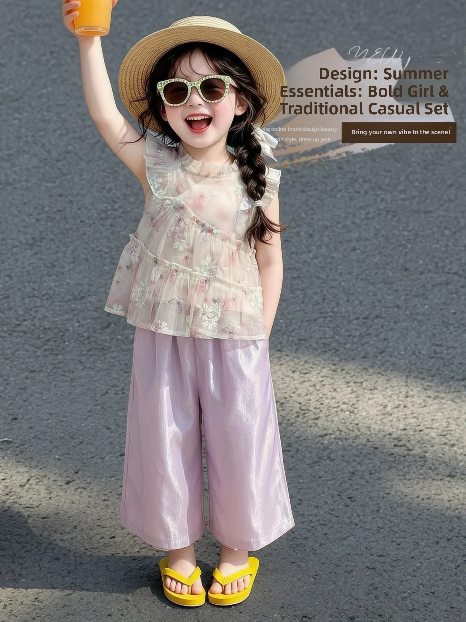 Floral Doll Shirt Set Girls Summer Outfit Korean Style Short Pants Two Piece Set Fashionable Child Clothing Floral Print
Floral Doll Shirt Set Girls Summer Outfit Korean Style Short Pants Two Piece Set Fashionable Child Clothing Floral Print