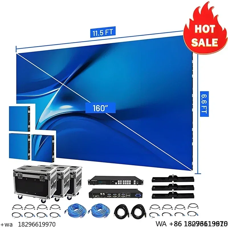 Outdoor P2.604 LED Rental Screen 500x500mm IP65 8K Seamless Splicing Stage Background
Outdoor P2.604 LED Rental Screen 500x500mm IP65 8K Seamless Splicing Stage Background
