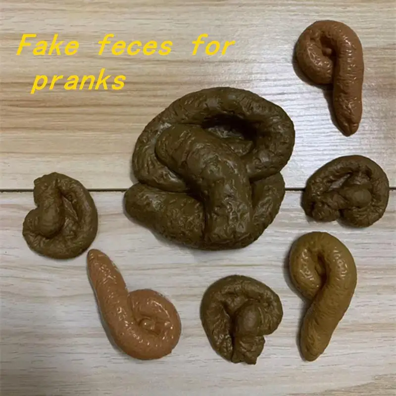 7Pcs Prank Props Realistic Fake Turd Funny Joke Tricky Toys With Drawstring Bag For Halloween April Fools' Day Party Accessories
7Pcs Prank Props Realistic Fake Turd Funny Joke Tricky Toys With Drawstring Bag For Halloween April Fools' Day Party Accessories