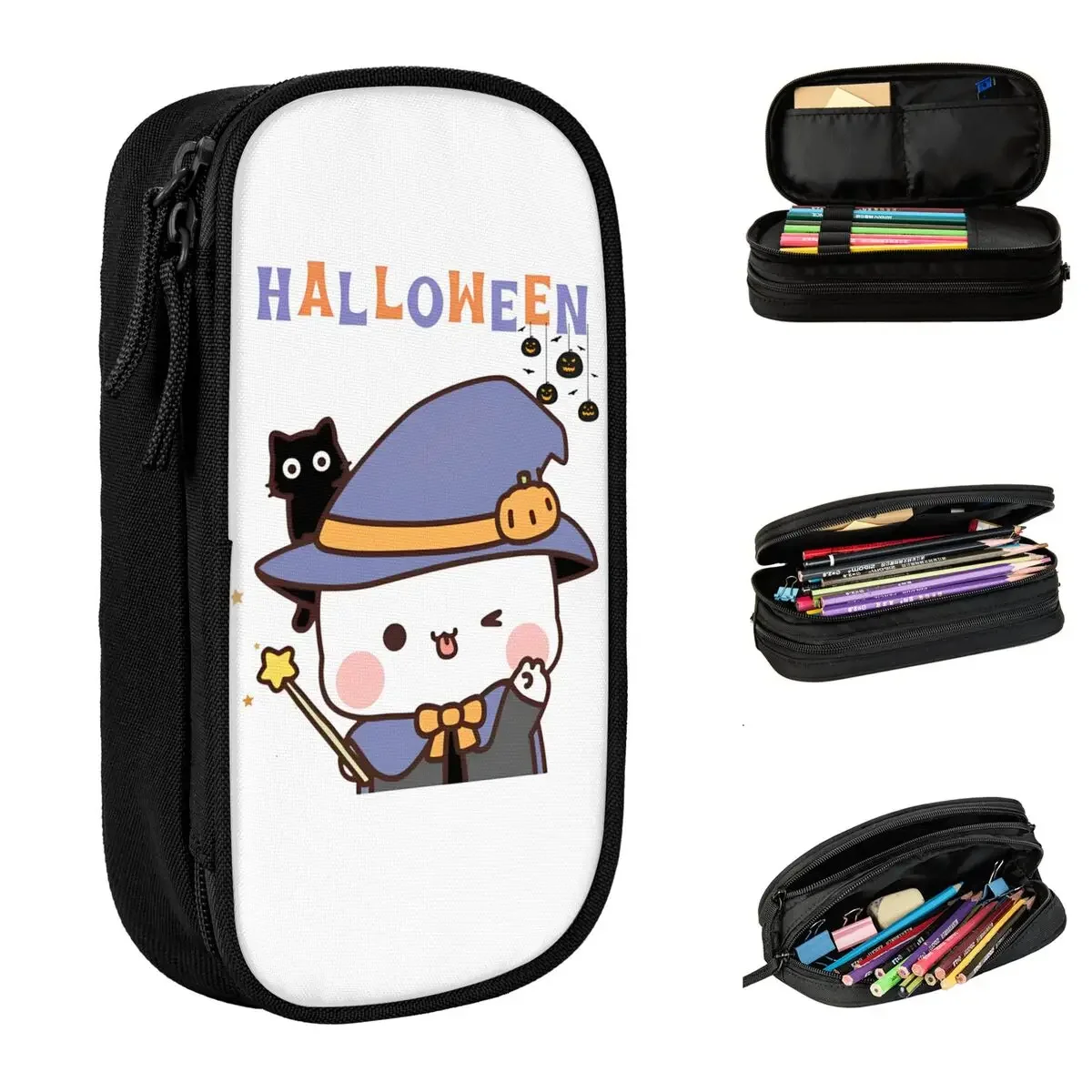 BuBu Panda Celebrating The Halloween Pencil Cases Dudu Pencil Pouch Pen Box Kids Large Storage Bag Office Gifts Stationery
BuBu Panda Celebrating The Halloween Pencil Cases Dudu Pencil Pouch Pen Box Kids Large Storage Bag Office Gifts Stationery