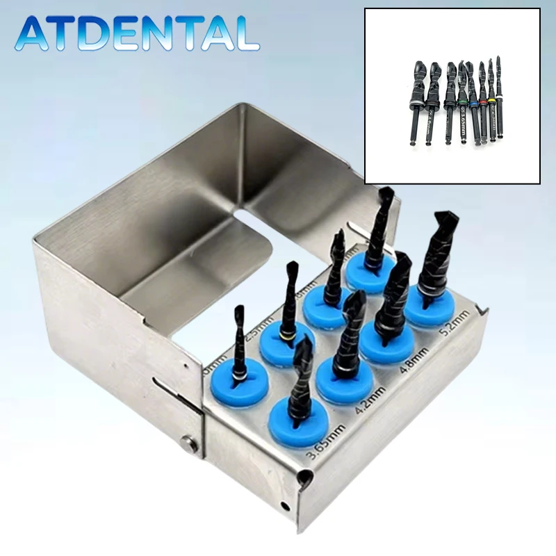 Набор из 8 титановых стоматологических имплантационных сверл для хирургии поднятия верхней челюстной полости, хирургические инструменты
Набор из 8 титановых стоматологических имплантационных сверл для хирургии поднятия верхней челюстной полости, хирургические инструменты