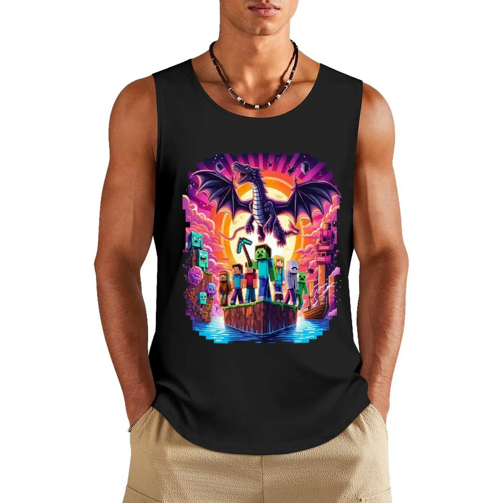 Ender dragon Tank Top Men's gym articles Men's gym t-shirt Top T-shirt Men's gym
Ender dragon Tank Top Men's gym articles Men's gym t-shirt Top T-shirt Men's gym
