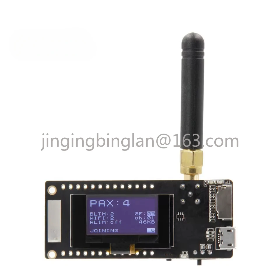 TTGO LoRa32 V2.1 Paxcounter Ver. Плата разработки ESP32 LoRa 433/868/915/923 МГц 0,96-дюймовый OLED WIFI Bluetooth-модуль
TTGO LoRa32 V2.1 Paxcounter Ver. Плата разработки ESP32 LoRa 433/868/915/923 МГц 0,96-дюймовый OLED WIFI Bluetooth-модуль