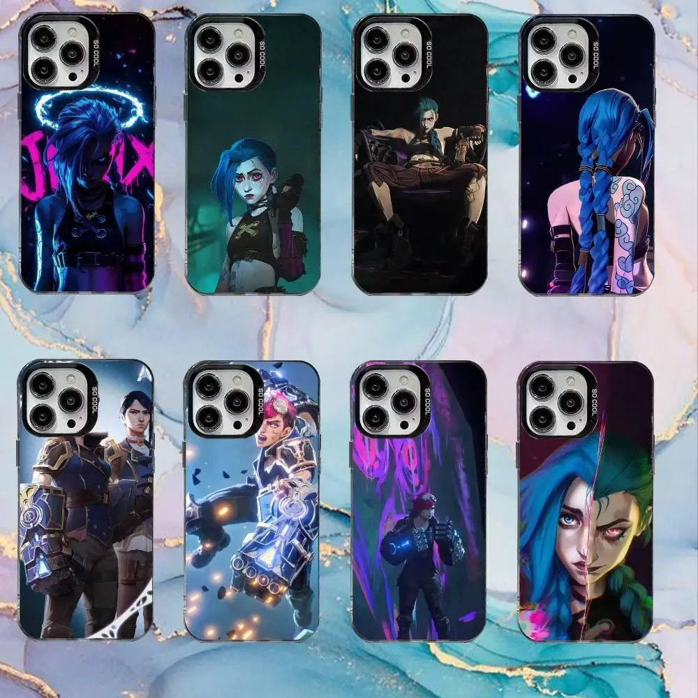Arcane Game J-Jinx Vi Phone Case For iPhone17,16,15,14,13,12,11 Plus,Pro Max Black Candy Matte Shockproof Cover
Arcane Game J-Jinx Vi Phone Case For iPhone17,16,15,14,13,12,11 Plus,Pro Max Black Candy Matte Shockproof Cover