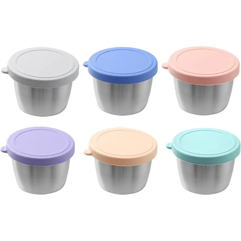 Light Weight 6 Pack 2.4 Oz Stainless Steel Salad Dressing Containers With Lids, Sauce Condiment Containers With Leakproof Lids
Light Weight 6 Pack 2.4 Oz Stainless Steel Salad Dressing Containers With Lids, Sauce Condiment Containers With Leakproof Lids
