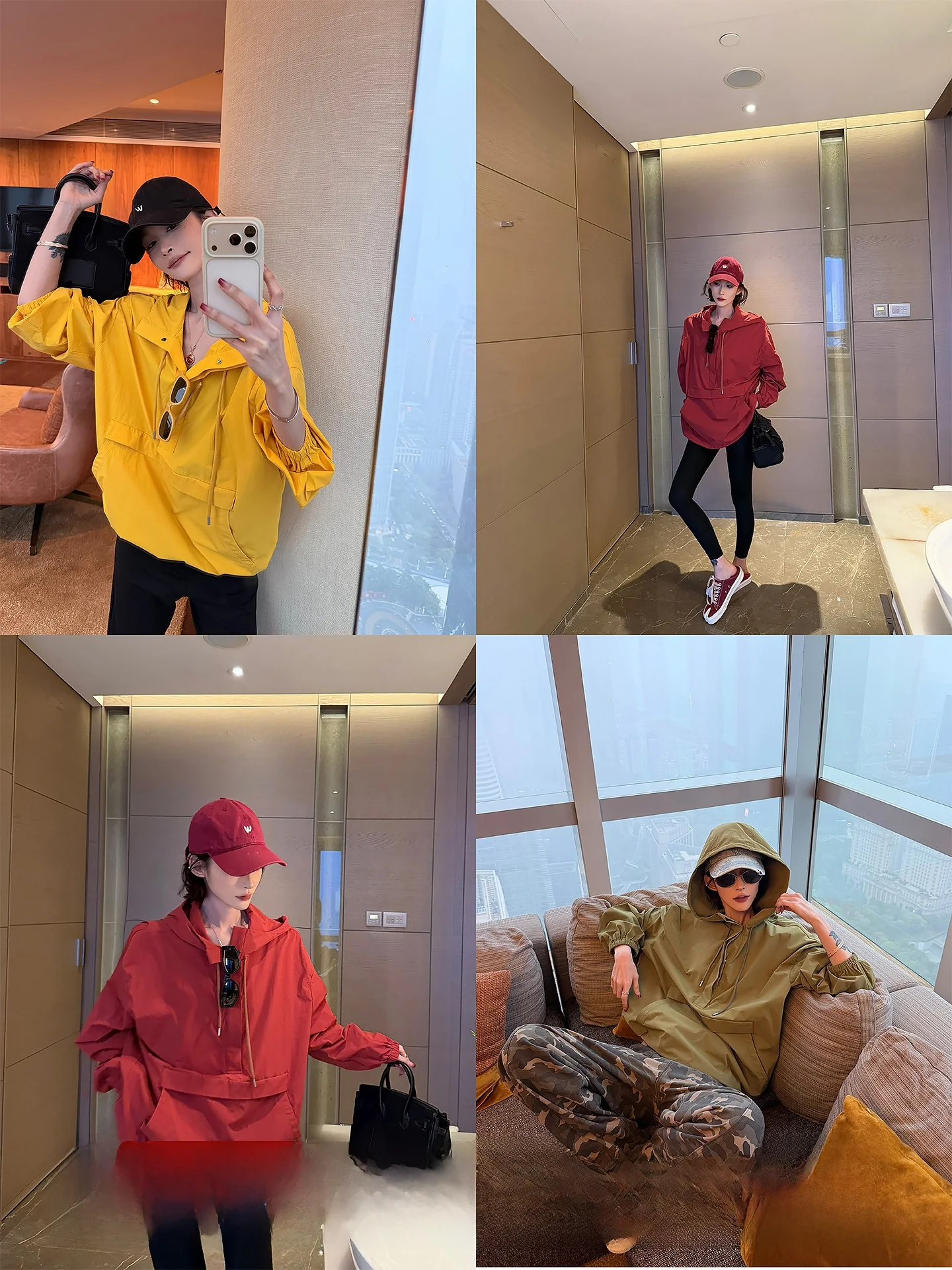 Wutong Long Sleeve Hooded Sun Protection Jacket Loose Fit Summer Casual Style Women's Top Half Open Collar Stylish Versatile
Wutong Long Sleeve Hooded Sun Protection Jacket Loose Fit Summer Casual Style Women's Top Half Open Collar Stylish Versatile