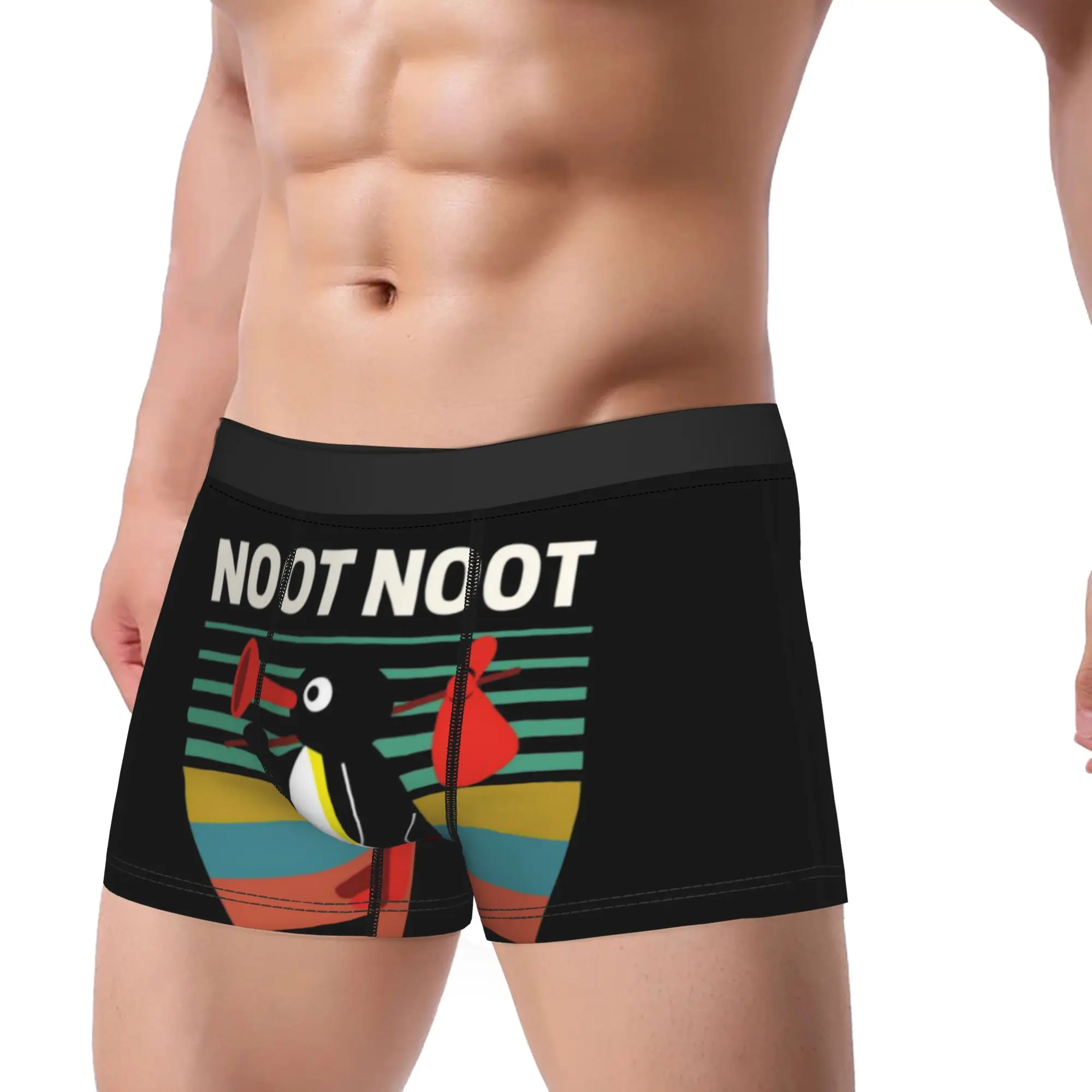 Новинка, шорты-боксеры, трусы, мужские трусы Noot Noot Pingu Penguin Meme, забавное нижнее белье с героями мультфильмов, дышащие трусы для Homme
Новинка, шорты-боксеры, трусы, мужские трусы Noot Noot Pingu Penguin Meme, забавное нижнее белье с героями мультфильмов, дышащие трусы для Homme