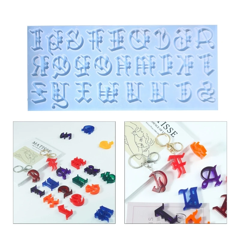 DIY Halloween Gothic Alphabets Letter Silicone Mold with Hole Jewelry Keychain Pendant Charms Ornament Epoxy Resin Casting Mould
DIY Halloween Gothic Alphabets Letter Silicone Mold with Hole Jewelry Keychain Pendant Charms Ornament Epoxy Resin Casting Mould