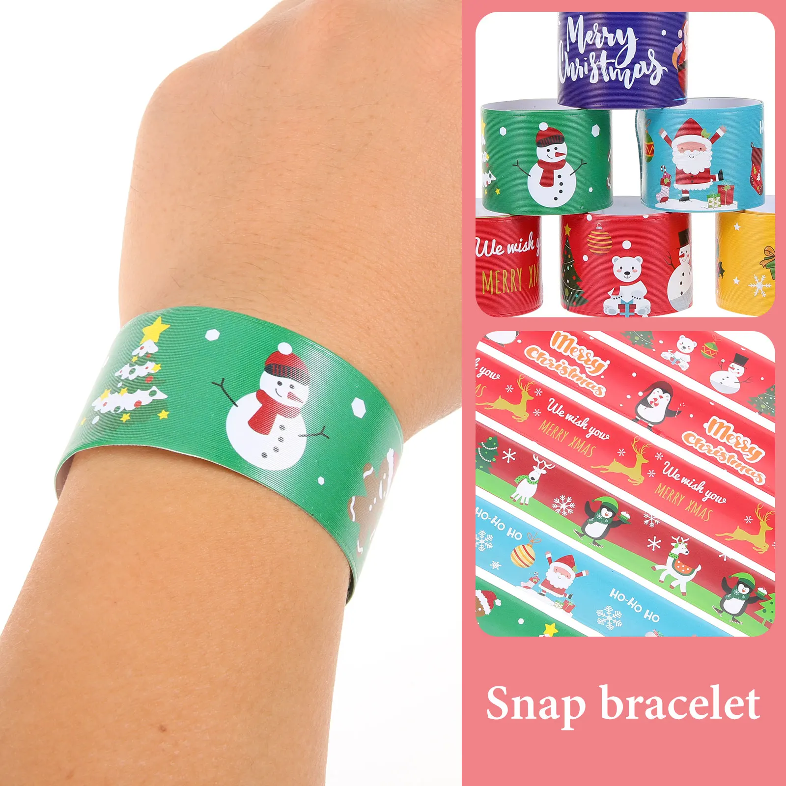 96 Pcs Christmas Bracelets Slap Bands Long Hat Wristband Decoration Accessory Holiday Bulk Miss
96 Pcs Christmas Bracelets Slap Bands Long Hat Wristband Decoration Accessory Holiday Bulk Miss
