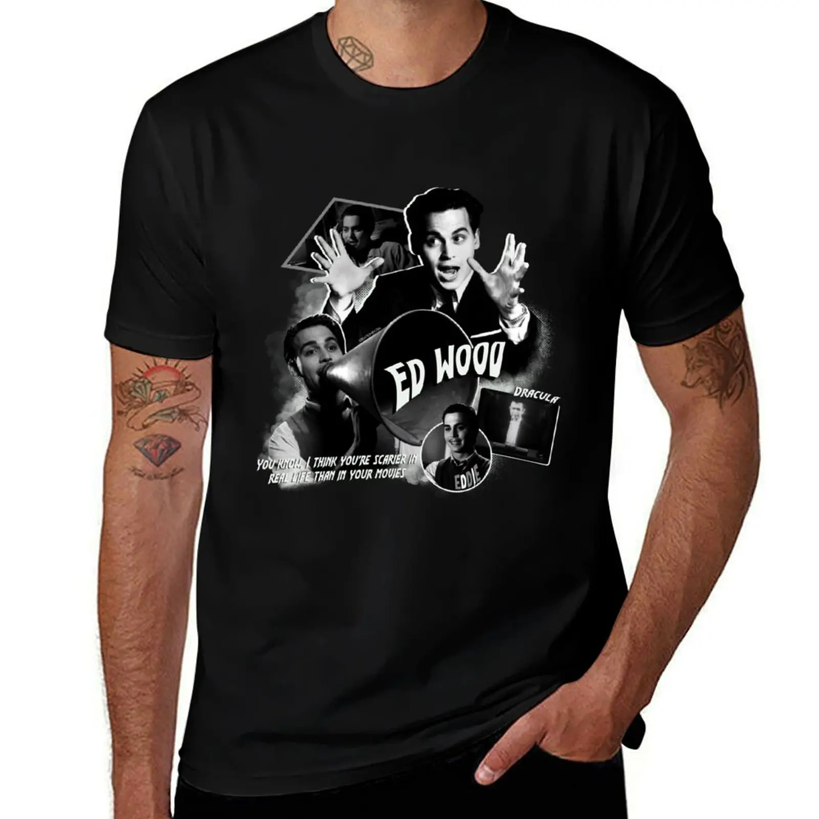 Ed Wood Design T-Shirt luxury t-shirt quick-drying graphic t shirt vintage street wear men t shirt
Ed Wood Design T-Shirt luxury t-shirt quick-drying graphic t shirt vintage street wear men t shirt