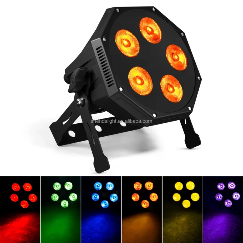SHEHDS Factory Wholesale 5*12W 6-in-1 RGBAL+UV LED PAR Light DMX512 for DJ Party Stage Show Animation Lighting
SHEHDS Factory Wholesale 5*12W 6-in-1 RGBAL+UV LED PAR Light DMX512 for DJ Party Stage Show Animation Lighting