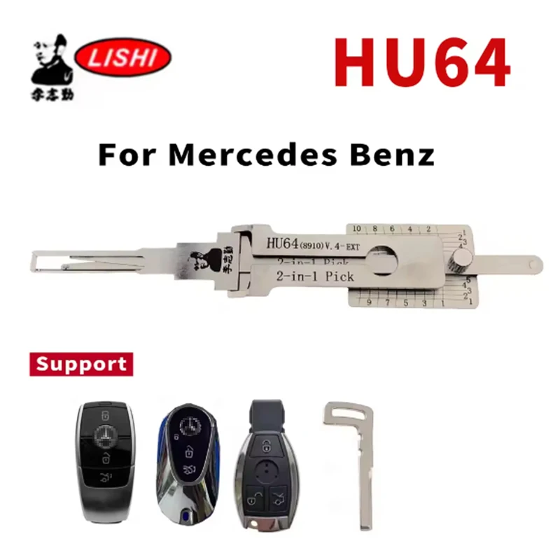 Lishi 2-in-1 Pick Tool Lock Pick kit Door Open Tool Locksmiths tool Locksmiths tool For Mercedes Benz
Lishi 2-in-1 Pick Tool Lock Pick kit Door Open Tool Locksmiths tool Locksmiths tool For Mercedes Benz