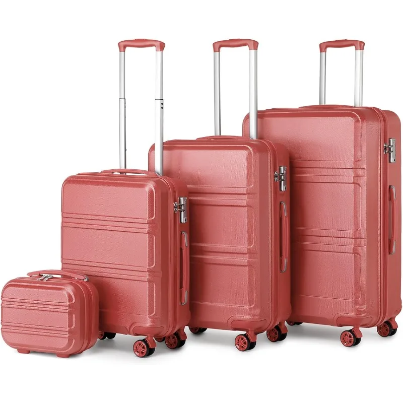 4 Piece Luggage Sets Lightweight with Spinner Wheels TSA Lock Hardside Travel Rolling Suitcases 20in 24in 28in Carry on
4 Piece Luggage Sets Lightweight with Spinner Wheels TSA Lock Hardside Travel Rolling Suitcases 20in 24in 28in Carry on