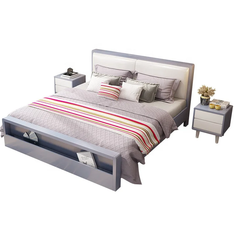 Modern Luxury Solid Wood Double Storage Frame Space Saving Bedroom Furniture Wooden Bed for Adult
Modern Luxury Solid Wood Double Storage Frame Space Saving Bedroom Furniture Wooden Bed for Adult
