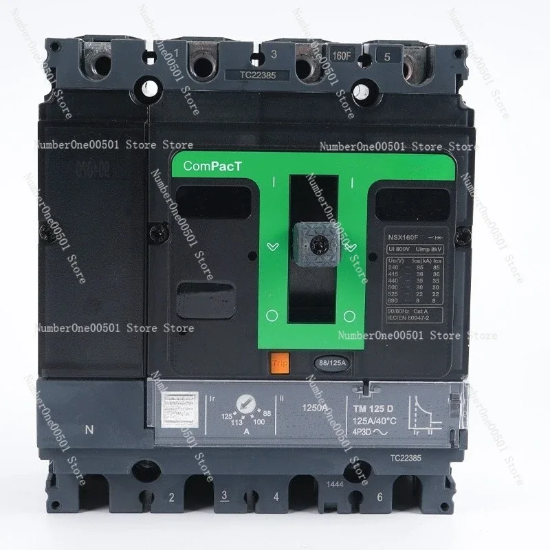 100F Molded Case Circuit Breaker 3P TMD Thermal Magnetic Trip Main Switch for Distribution Cabinet -095
100F Molded Case Circuit Breaker 3P TMD Thermal Magnetic Trip Main Switch for Distribution Cabinet -095