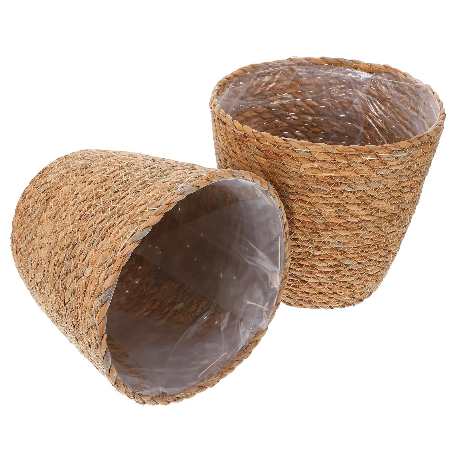 2 Pcs Seagrass Planter Basket Durable Retro Woven Flower Pot Storage Kitchen Bedroom Straw Plant Pot Indoor Hyacinth
2 Pcs Seagrass Planter Basket Durable Retro Woven Flower Pot Storage Kitchen Bedroom Straw Plant Pot Indoor Hyacinth