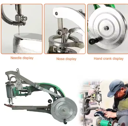 Hot Sale Heavy Duty Manual Cobbler Sewing Machine Hand Operated Shoe Repair Mending Machine for Leather Bag Cloth with Needles
Hot Sale Heavy Duty Manual Cobbler Sewing Machine Hand Operated Shoe Repair Mending Machine for Leather Bag Cloth with Needles