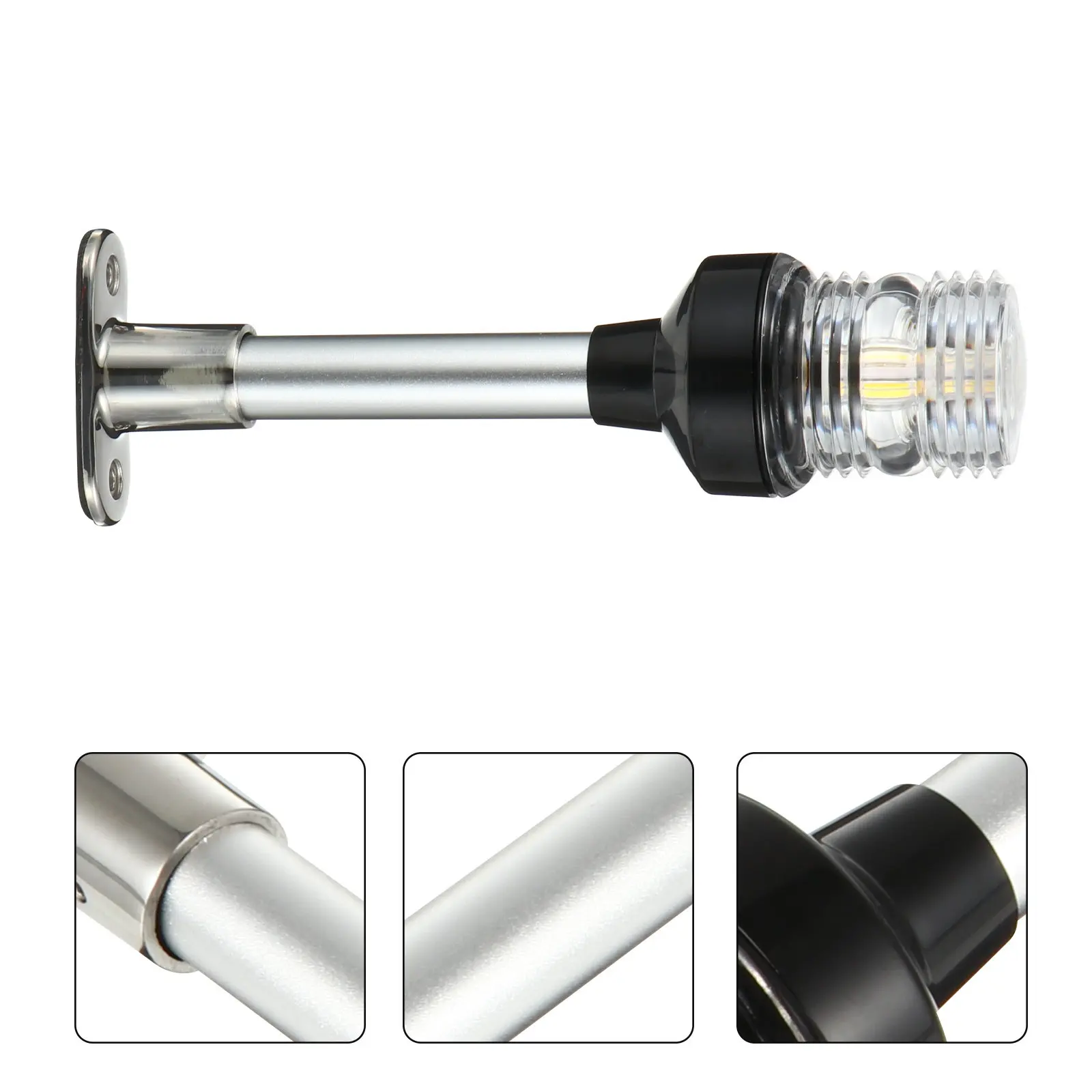 All Round Navigation Anchor Lights 8 Inch 360 Degree LED Lamp Boat Yachts Stern Light 2 Nautical Mile Waterproof IP66
All Round Navigation Anchor Lights 8 Inch 360 Degree LED Lamp Boat Yachts Stern Light 2 Nautical Mile Waterproof IP66