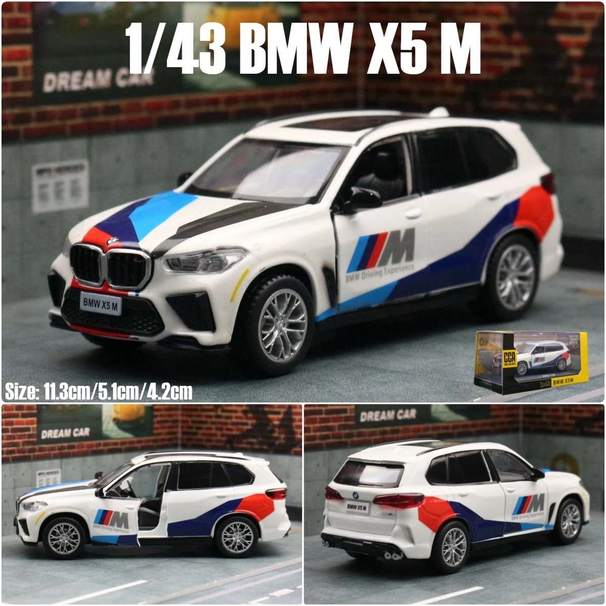 CCA 1:43 BMW X5 X5M SUV Alloy Car Model Diecast Metal Track Racing Vehicles Car Model Simulation Collection Childrens Toy Gift
CCA 1:43 BMW X5 X5M SUV Alloy Car Model Diecast Metal Track Racing Vehicles Car Model Simulation Collection Childrens Toy Gift 