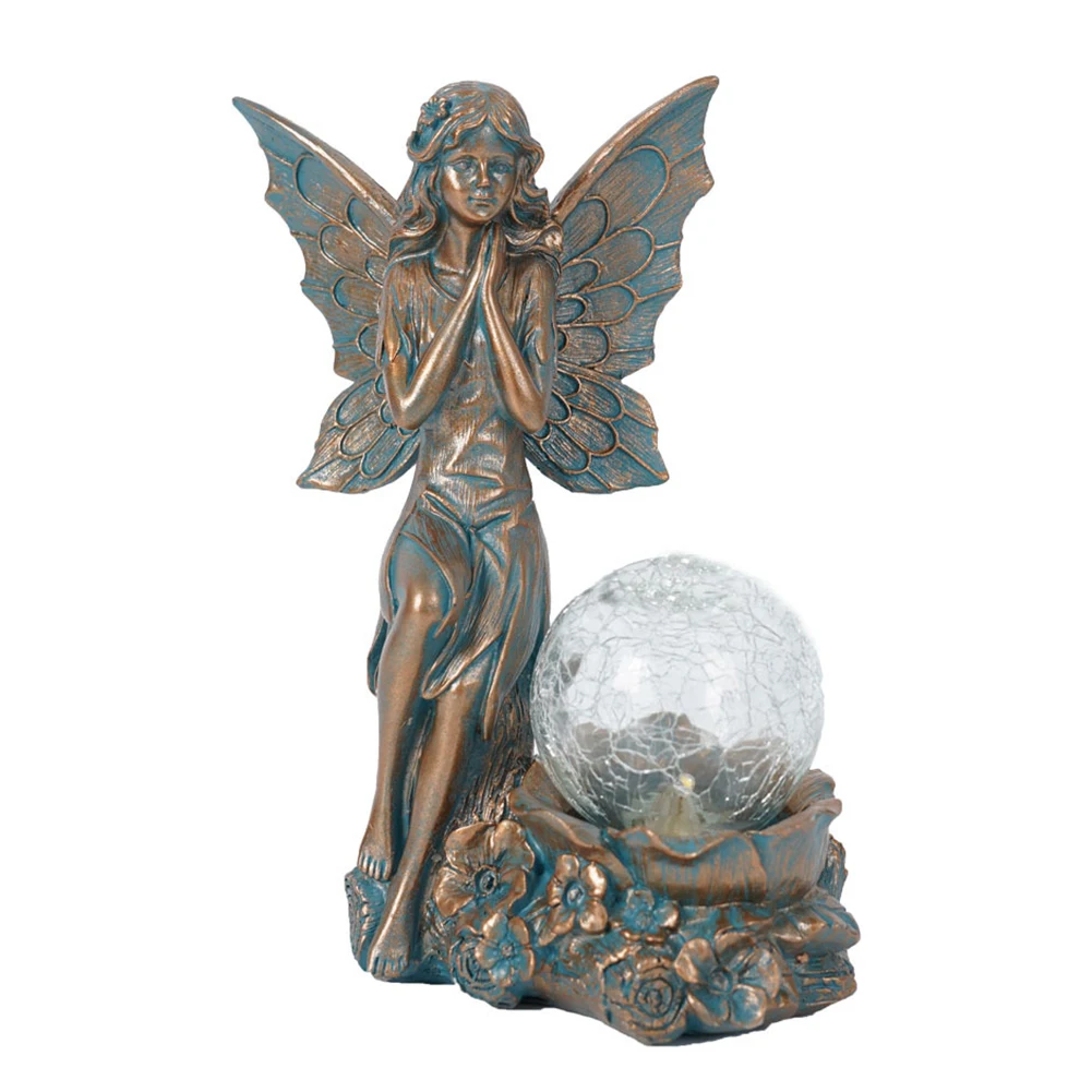 Outdoor Solar Powered Fairy Statue with Resin Build Automatic Night Light Function for Enhancing Garden Patio and Lawn Decor
Outdoor Solar Powered Fairy Statue with Resin Build Automatic Night Light Function for Enhancing Garden Patio and Lawn Decor