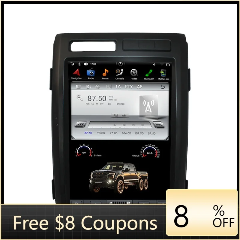 ZAIQU Vertical Screen 12.1 Inch Car Multimedia Navigation for Ford F150 2009-2013
ZAIQU Vertical Screen 12.1 Inch Car Multimedia Navigation for Ford F150 2009-2013