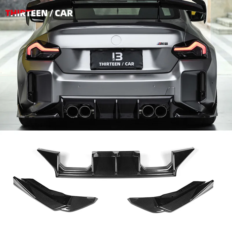 Высококачественный настоящий сухой диффузор из углеродного волокна в стиле MAX, автозапчасть для BMW G87 M2, задний диффузор из углеродного волокна
Высококачественный настоящий сухой диффузор из углеродного волокна в стиле MAX, автозапчасть для BMW G87 M2, задний диффузор из углеродного волокна