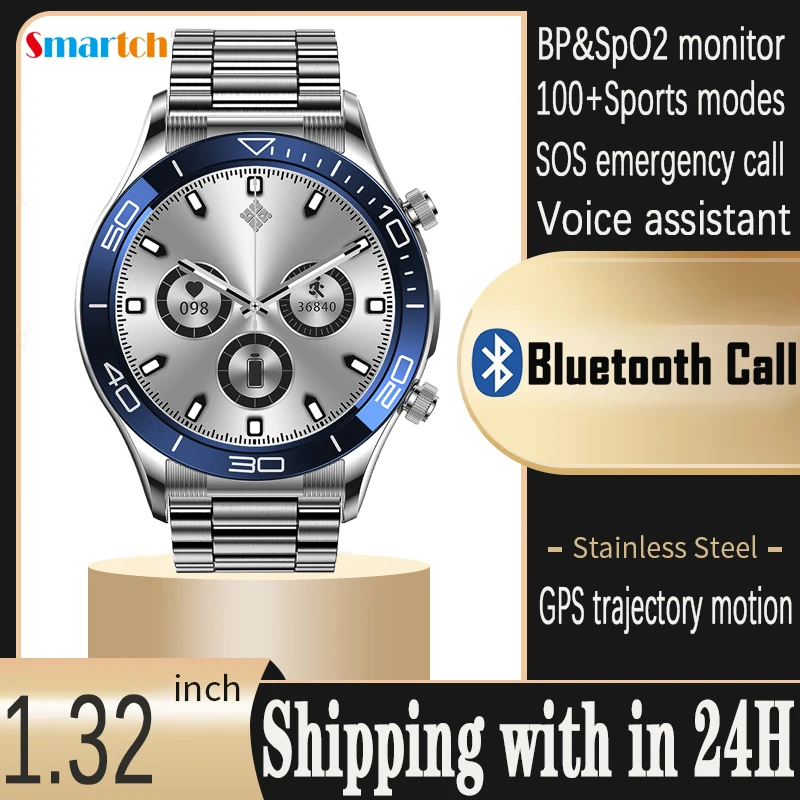Smart Watch Men Blue Tooth Call Health Blood Oxygen Monitor Sports Waterproof Watches Men Smartwatch Fitness Tracker Gift SOS
Smart Watch Men Blue Tooth Call Health Blood Oxygen Monitor Sports Waterproof Watches Men Smartwatch Fitness Tracker Gift SOS
