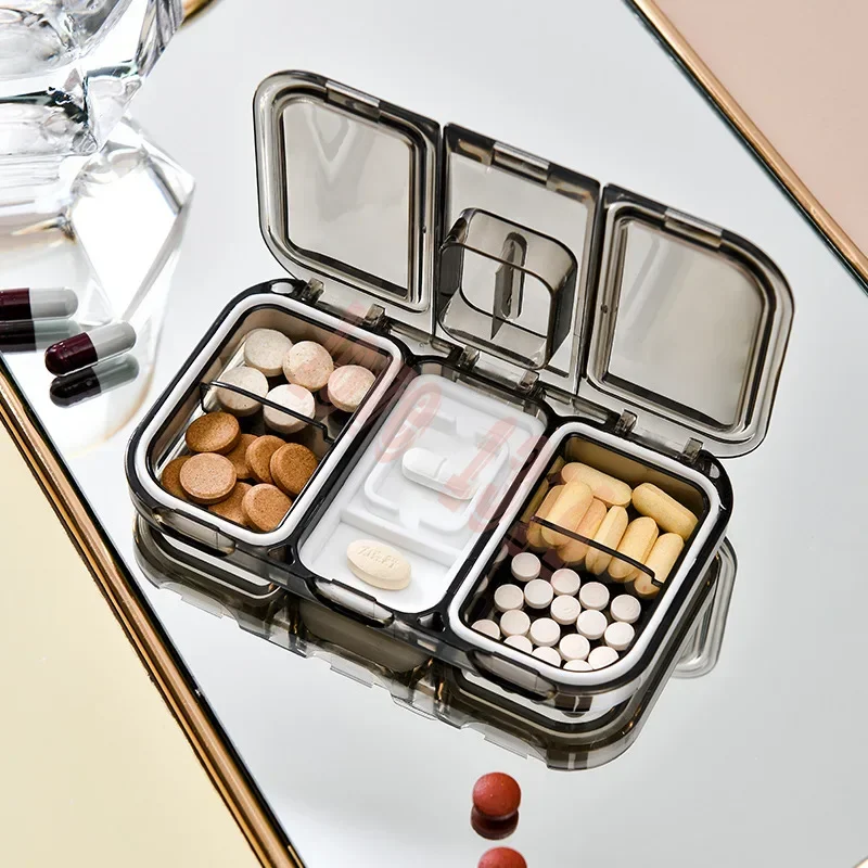 Cutting Artifact Portable Large Capacity 7-day Dispenser Portable Medicine Storage Box Household Mini Box
Cutting Artifact Portable Large Capacity 7-day Dispenser Portable Medicine Storage Box Household Mini Box