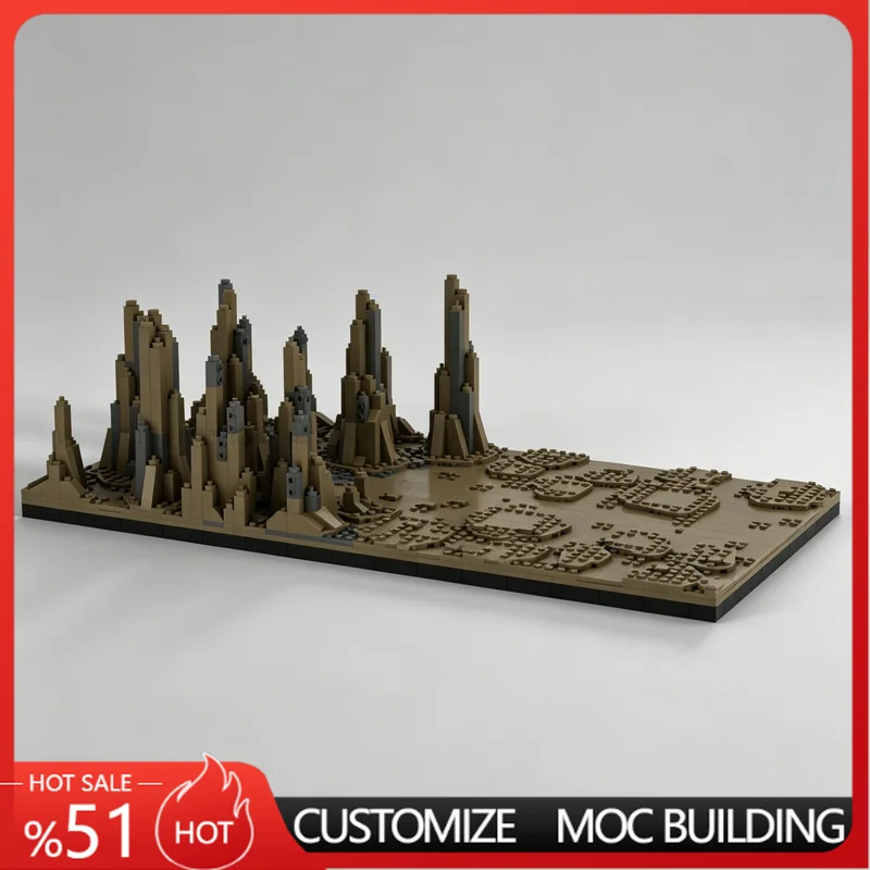 1126Pcs Sci Fi Desert Planet Base Diorama Model Custom Building Blocks Diy Assembly Educational Toy Gift For Collection Display
1126Pcs Sci Fi Desert Planet Base Diorama Model Custom Building Blocks Diy Assembly Educational Toy Gift For Collection Display