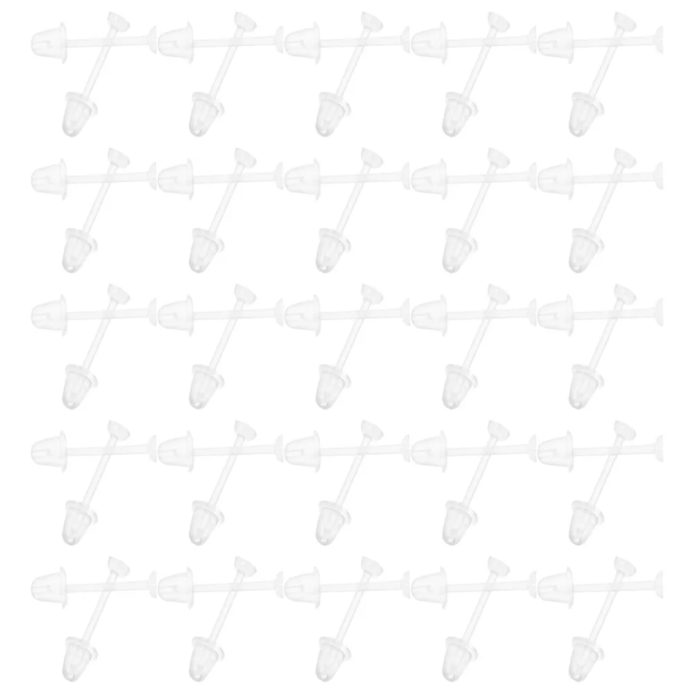 300pcs Clear Studs 3mm Flat 4mm Plugs Earring Studs And Earring Backs DIY Plastic Replacement Piercing Cover Lightweight
300pcs Clear Studs 3mm Flat 4mm Plugs Earring Studs And Earring Backs DIY Plastic Replacement Piercing Cover Lightweight