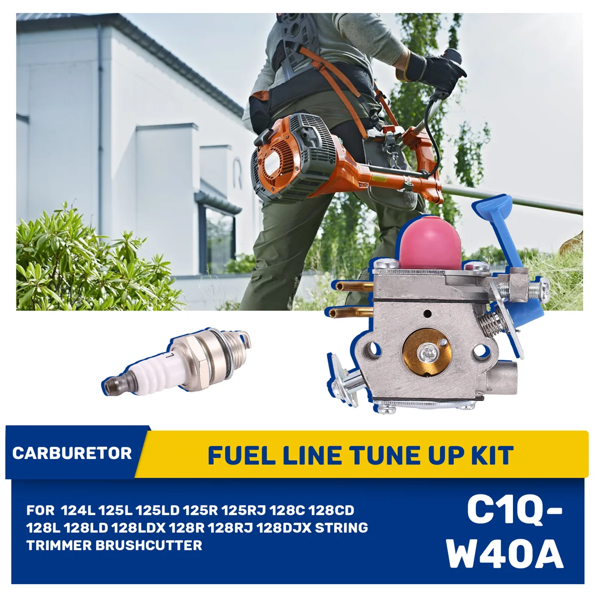 【Последний шанс!】Карбюратор C1Q-W40A для триммера Husqvarna 124L 128R 128DJX Craftsman с комплектом настройки топливопровода 545081897
【Последний шанс!】Карбюратор C1Q-W40A для триммера Husqvarna 124L 128R 128DJX Craftsman с комплектом настройки топливопровода 545081897