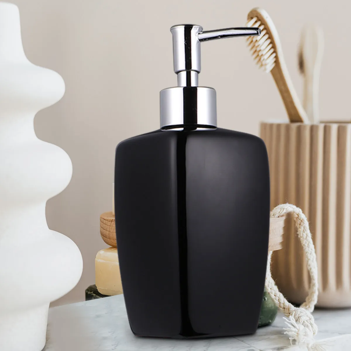 2Pcs Shampoo Storage Pump Bottle Ceramic Hand Washing Lotion Container Leakproof Reusable Bathroom Body Wash Dispenser
2Pcs Shampoo Storage Pump Bottle Ceramic Hand Washing Lotion Container Leakproof Reusable Bathroom Body Wash Dispenser
