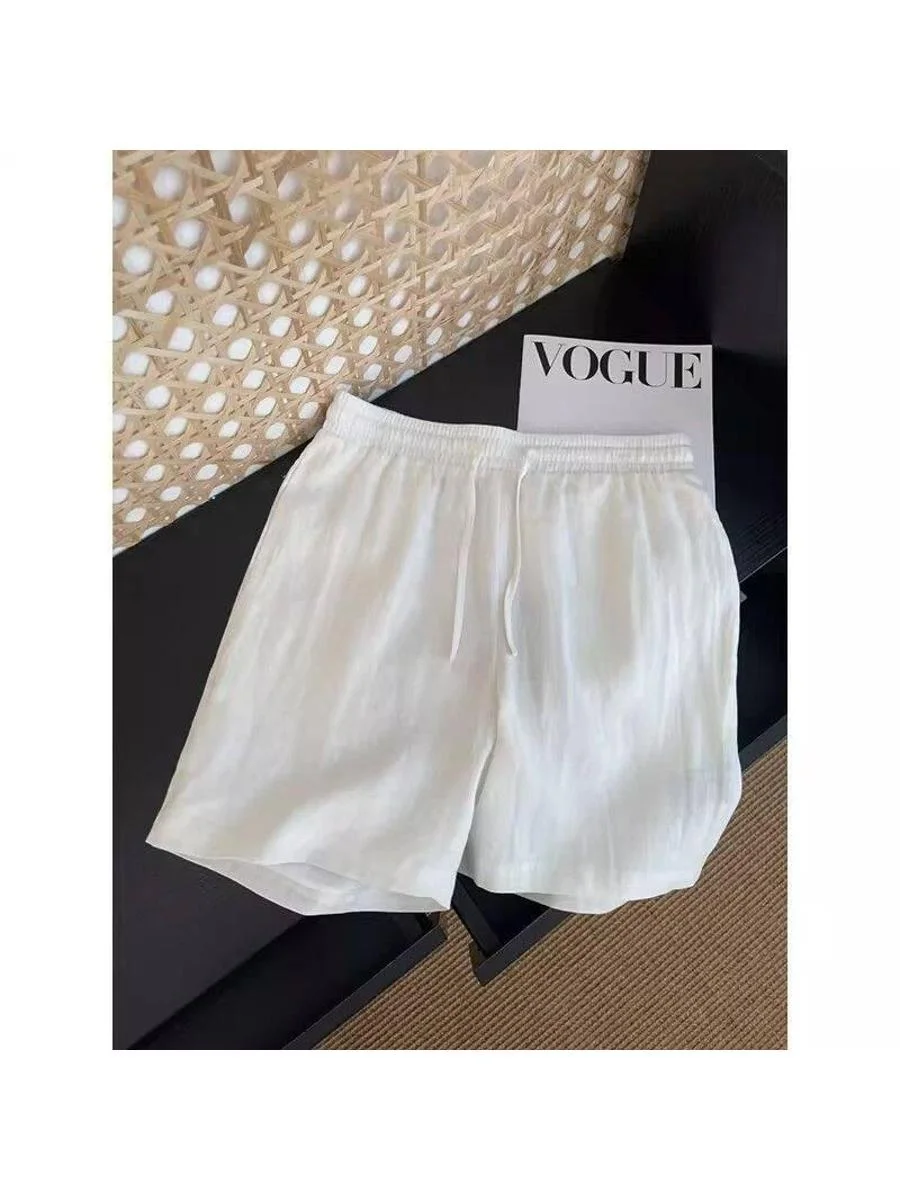 Summer Men's Linen Cool Feeling Short Pants Thin Straight Five-Point Loose Fit Casual Wear Comfortable Breathable Lightweight
Summer Men's Linen Cool Feeling Short Pants Thin Straight Five-Point Loose Fit Casual Wear Comfortable Breathable Lightweight