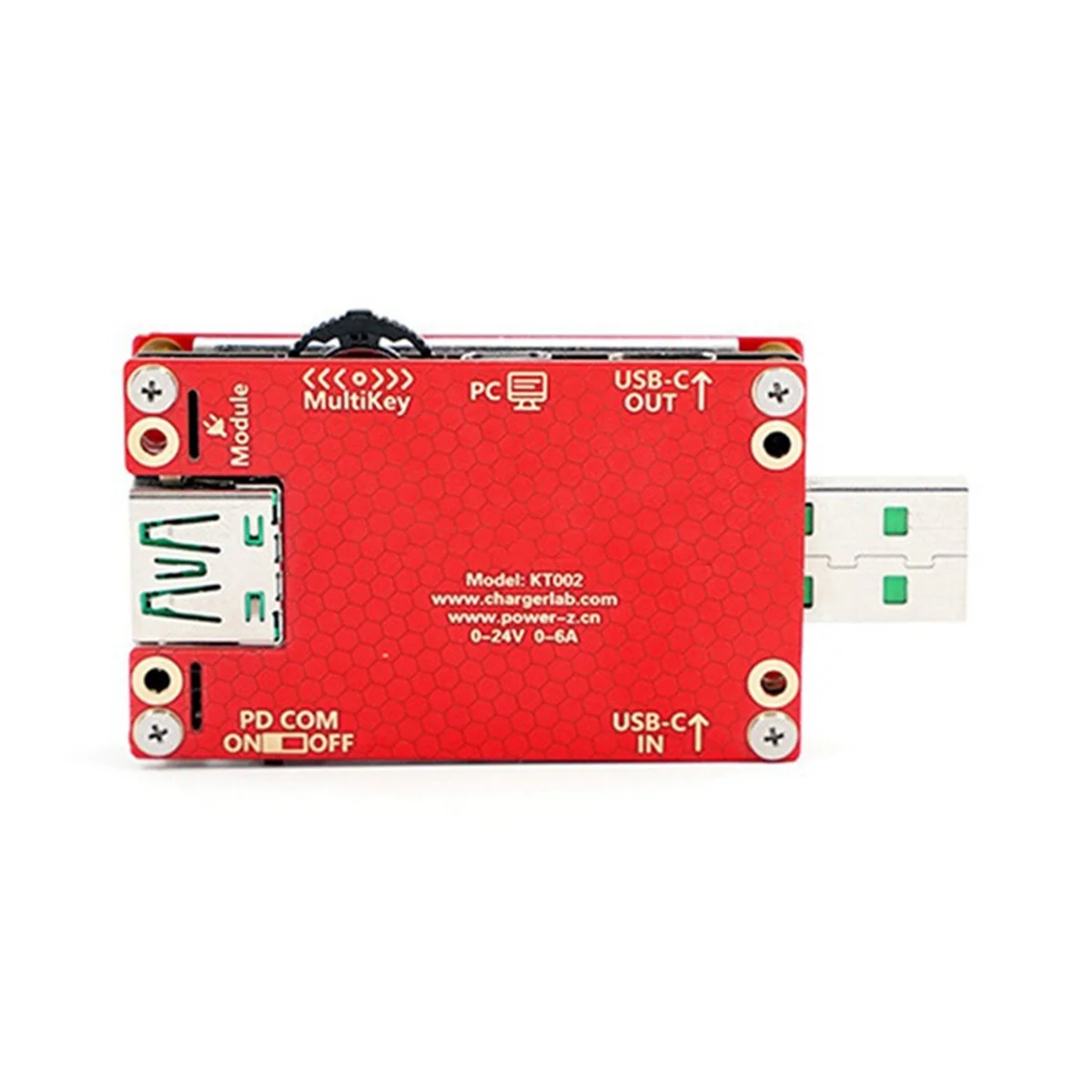KT002 Portable USB Tester Digital PD Voltage Deception Instrument Fast Charging Tester Charging Network Tester
KT002 Portable USB Tester Digital PD Voltage Deception Instrument Fast Charging Tester Charging Network Tester