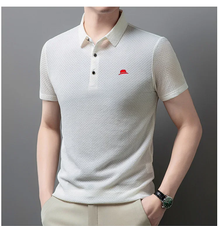 Men Golf Shirts MALBQN Summer Ice Silk Cool Comfortable Breathable Golf Top High Quality Men's Golf Short Sleeve Golf Clothing
Men Golf Shirts MALBQN Summer Ice Silk Cool Comfortable Breathable Golf Top High Quality Men's Golf Short Sleeve Golf Clothing