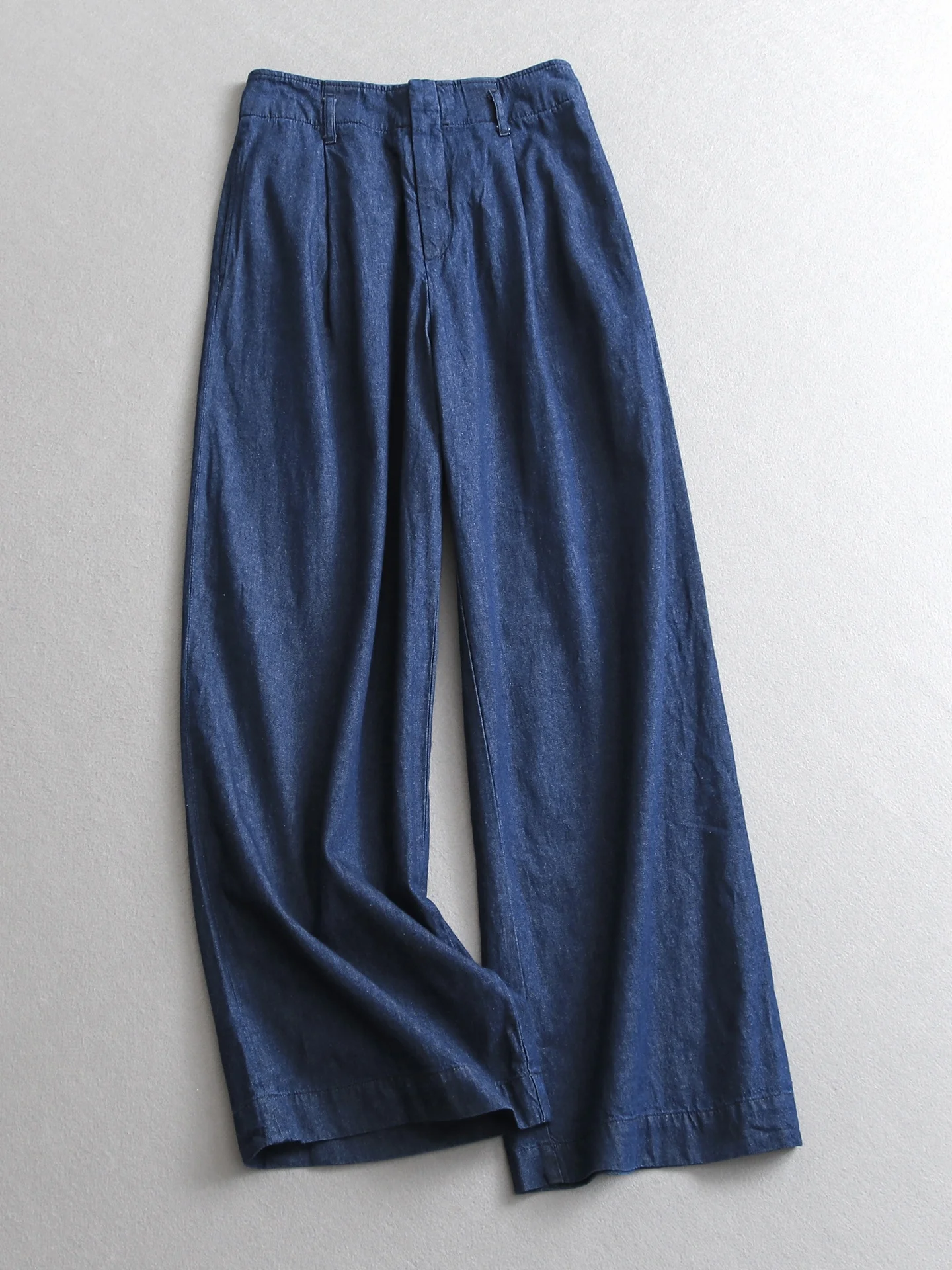 High Waist Straight Leg Loose Fit Wide Leg Pants Women's Jeans T187 Pure Color Slimming Hip Covering Drapey Casual Long Trousers
High Waist Straight Leg Loose Fit Wide Leg Pants Women's Jeans T187 Pure Color Slimming Hip Covering Drapey Casual Long Trousers
