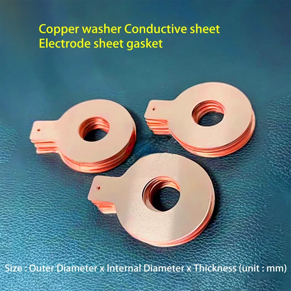 NSTWO Copper washer Conductive sheet Electrode sheet gasket Outer Diameter 15mm 20mm 25mm 30mm 35mm 38mm 40mm 45mm 50mm 60mm 65m 
NSTWO Copper washer Conductive sheet Electrode sheet gasket Outer Diameter 15mm 20mm 25mm 30mm 35mm 38mm 40mm 45mm 50mm 60mm 65m