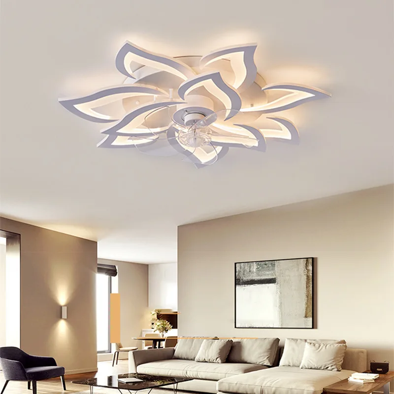Modern Smart Ceiling Fan lamp LED Silent Ceiling Fan Light for Bedroom Decor Dining Room Modern Minimalist Ceiling Fans Lamp
Modern Smart Ceiling Fan lamp LED Silent Ceiling Fan Light for Bedroom Decor Dining Room Modern Minimalist Ceiling Fans Lamp
