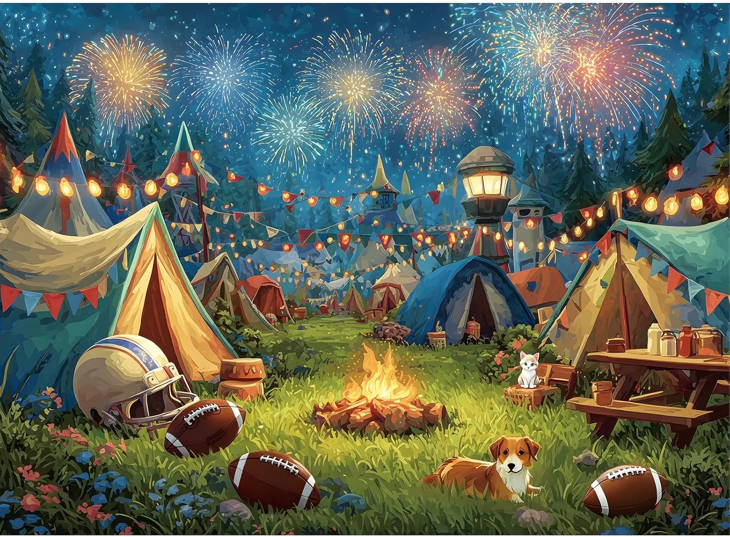 Firework Starry Camping Party 120 300 500 Piece Wooden Jigsaw Puzzle for Parents Child Interactive Game Home Wall Decor Gifts
Firework Starry Camping Party 120 300 500 Piece Wooden Jigsaw Puzzle for Parents Child Interactive Game Home Wall Decor Gifts