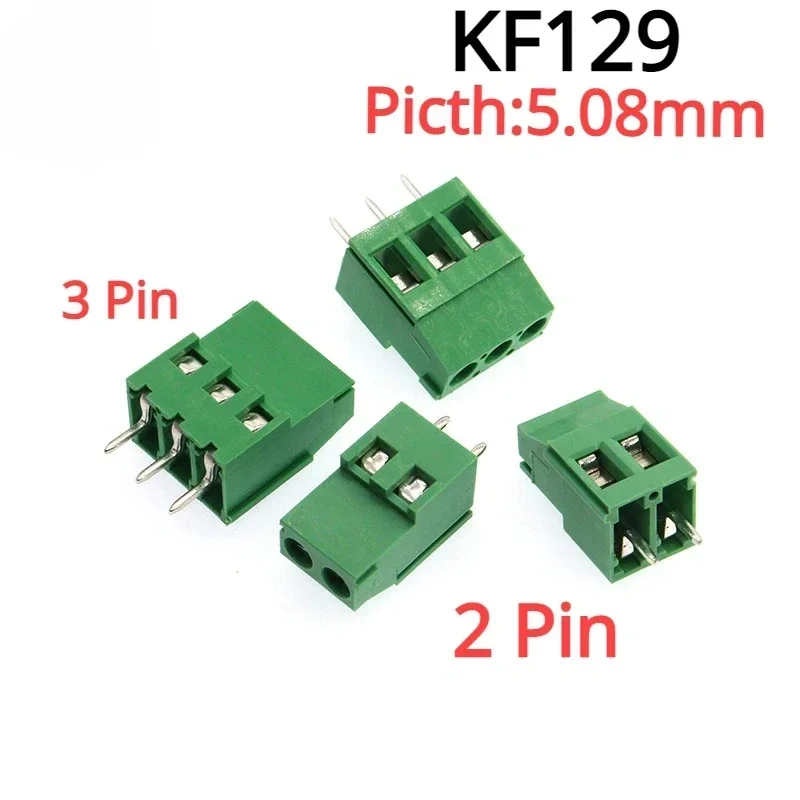 10Pcs Green KF129 PCB Spliceable Screw Terminal Block Wire Connector 5.08mm Picth 2Pin 3Pin Straight Pin 300V Splice Terminal
10Pcs Green KF129 PCB Spliceable Screw Terminal Block Wire Connector 5.08mm Picth 2Pin 3Pin Straight Pin 300V Splice Terminal